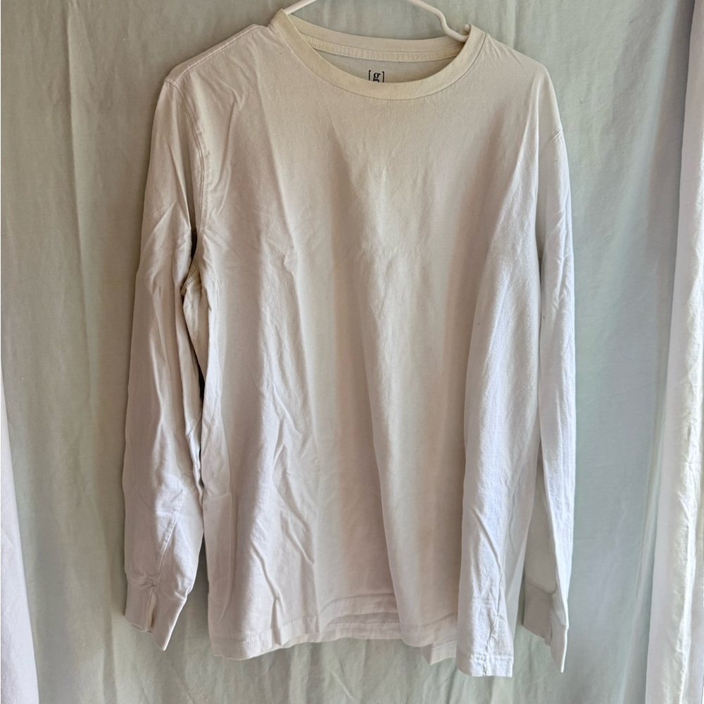 George Cream Long Sleeve Top